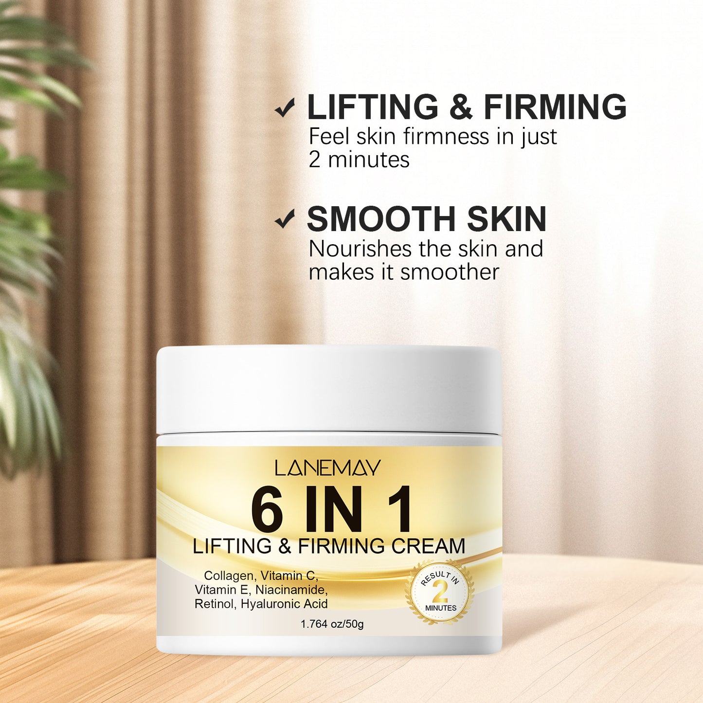 Lanemay Multi-Effect Facial Cream with Collagen and Nicotinamide 50g